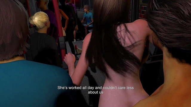 Big-Titted Asian Babe Rides Bus Passenger Hard – Steamy 3D Hentai Action