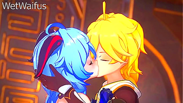 Ganyu & Aether’s Steamy Encounter – Hot Hentai Action from Genshin Worlds Collide