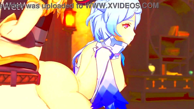 Ganyu & Aether’s Steamy Encounter – Hot Hentai Action from Genshin Worlds Collide