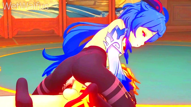Ganyu & Aether’s Steamy Encounter – Hot Hentai Action from Genshin Worlds Collide