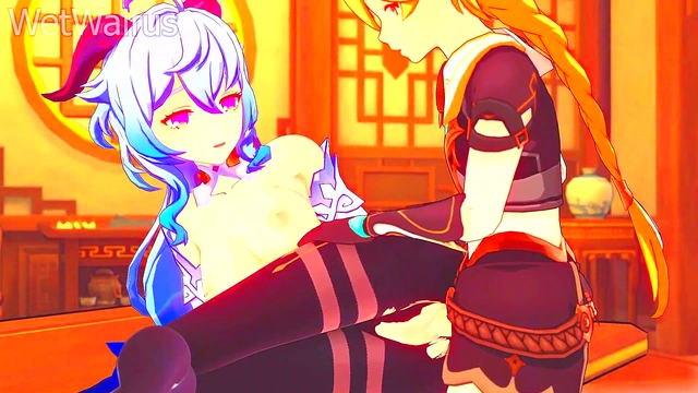 Ganyu & Aether’s Steamy Encounter – Hot Hentai Action from Genshin Worlds Collide