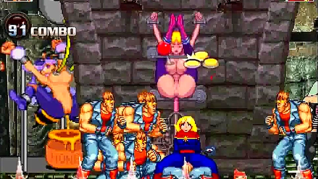 Ms. Marvel Overwhelmed by Wild Hentai Mugen Group Encounter