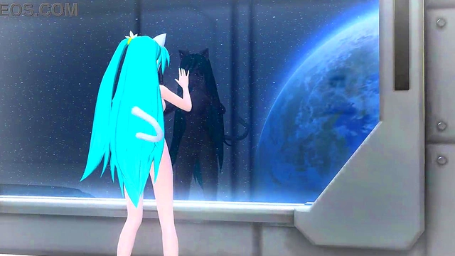 Miku’s Sensual Hello Planet Performance in Sheer Catsuit – HD Hentai Mod