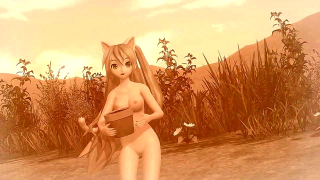 Miku’s Sensual Hello Planet Performance in Sheer Catsuit – HD Hentai Mod