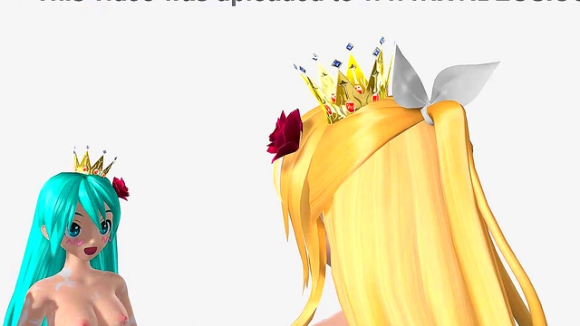 Miku, Haku & Rin Go Wild in Baka Project's Steamy Nude Mod Scene