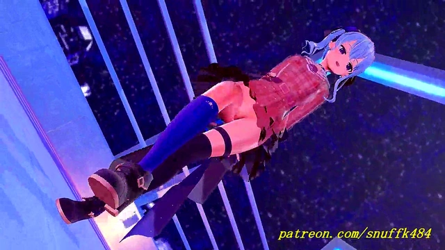 Suisei Dances into Pure Ecstasy – MMD VR-Free HoloLive Fantasy