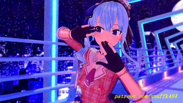 Suisei Dances into Pure Ecstasy – MMD VR-Free HoloLive Fantasy