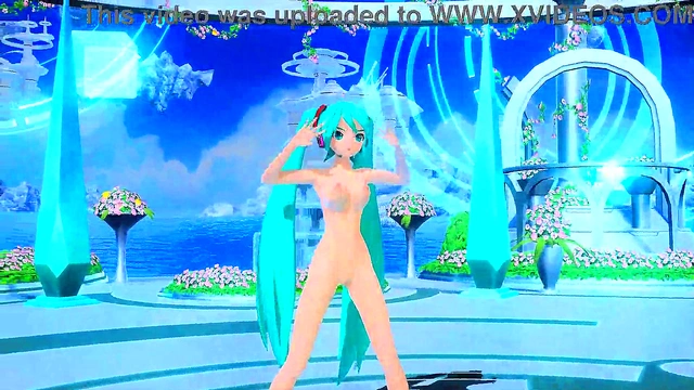 Miku Sings Solo Under Spotlight – Uncensored Diva Fantasy Unleashed