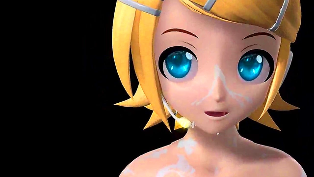 Miku, Rin & Luka Rock Bikini Bunnies in Steamy Vocaloid Fantasy Scene