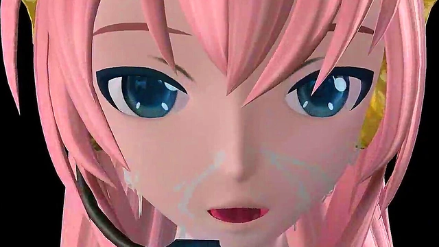 Miku, Rin & Luka Rock Bikini Bunnies in Steamy Vocaloid Fantasy Scene