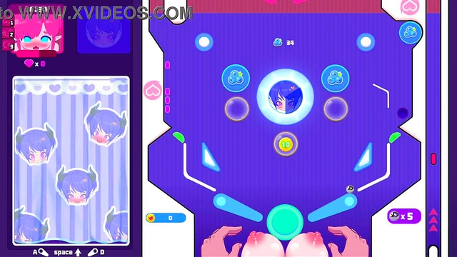 Elf Babe Takes Wild Ride in Hentai Arcade Pinball Adventure