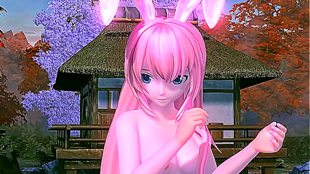 Luka Megurine Bares All in Steamy Project Diva Red Leaf Fantasy