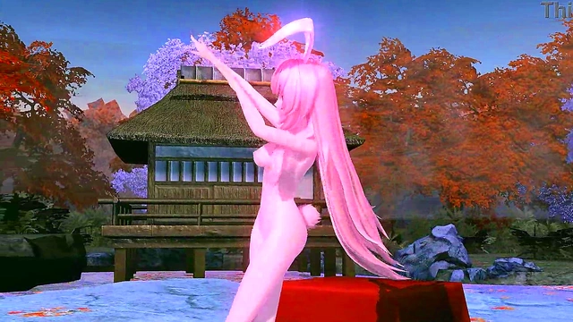 Luka Megurine Bares All in Steamy Project Diva Red Leaf Fantasy