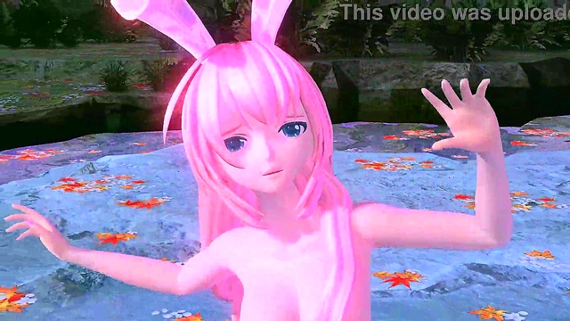 Luka Megurine Bares All in Steamy Project Diva Red Leaf Fantasy