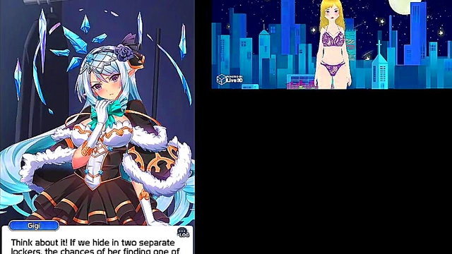 Big-Titted Anime Girl 18+ Lactates Secretly in School Locker Room Hentai