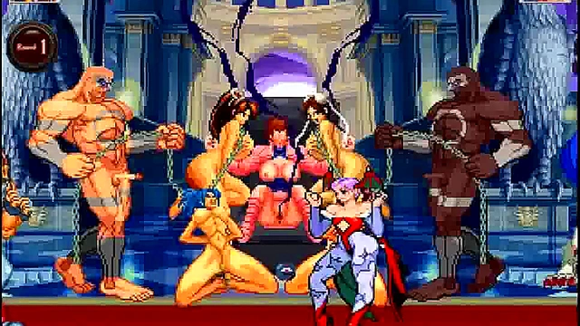 Lilith Dominates Hentai Mugen Battle Royale gangbang frenzy