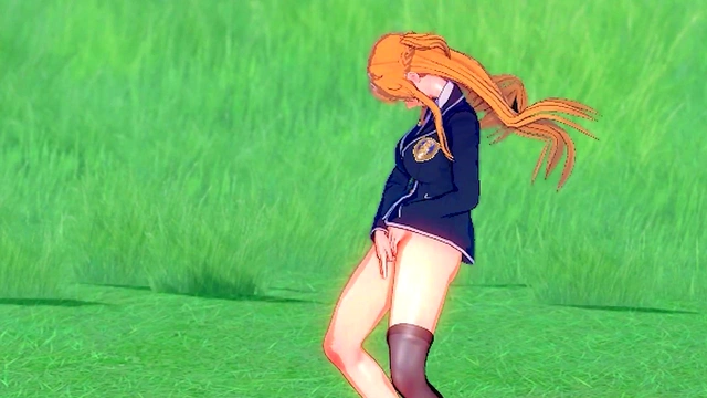 Asuna Yuuki’s Secret Outdoor Masturbation Fantasy Unveiled