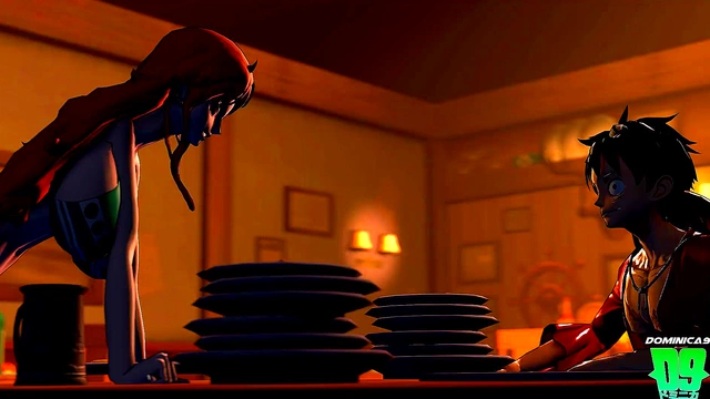 Nami Guides Luffy Through Steamy First Time Lesson – One Piece Hentai