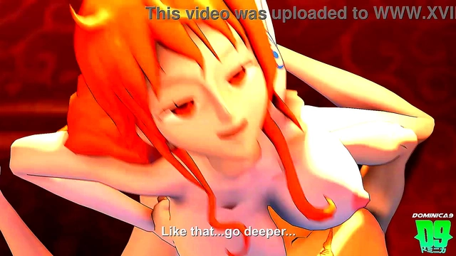 Nami Guides Luffy Through Steamy First Time Lesson – One Piece Hentai