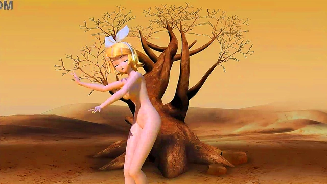 Rin Kagamine’s Sensual Performance in Miku Fan Game Fantasy