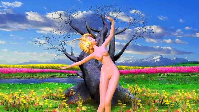 Rin Kagamine’s Sensual Performance in Miku Fan Game Fantasy