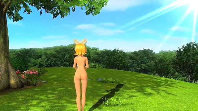 Rin Kagamine’s Sensual Performance in Miku Fan Game Fantasy