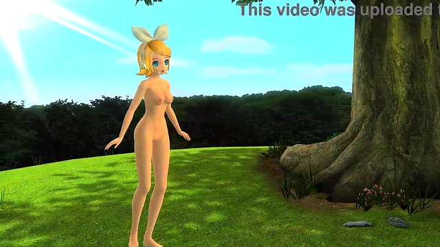 Rin Kagamine’s Sensual Performance in Miku Fan Game Fantasy