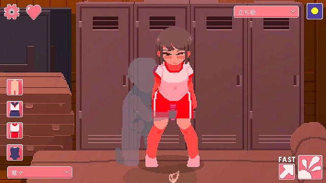 Stuck After School – Gym Warehouse Encounter Turns Steamy – Hentai Gameplay
