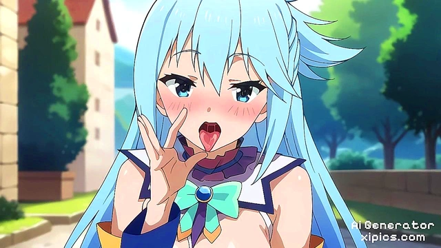 Aqua from KonoSuba Gets Wet & Wild – Steamy Hentai Art Collection Unveiled Now!