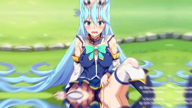 Aqua from KonoSuba Gets Wet & Wild – Steamy Hentai Art Collection Unveiled Now!