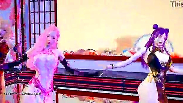 GokurakuJodo’s Seductive MMD Strip Tease – League of Legends Hentai cosplay uncensored