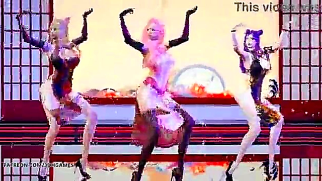 GokurakuJodo’s Seductive MMD Strip Tease – League of Legends Hentai cosplay uncensored