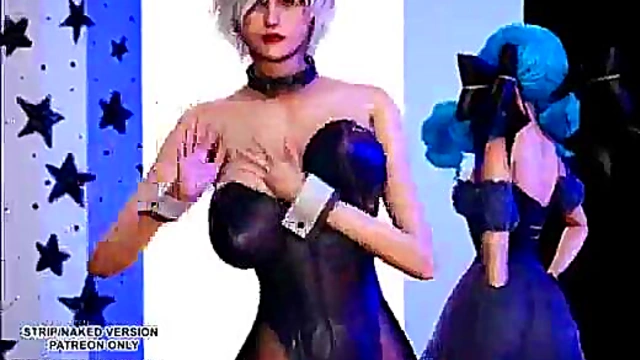 Gwen Dominates Hyuna in Steamy League of Legends MMD Fantasy