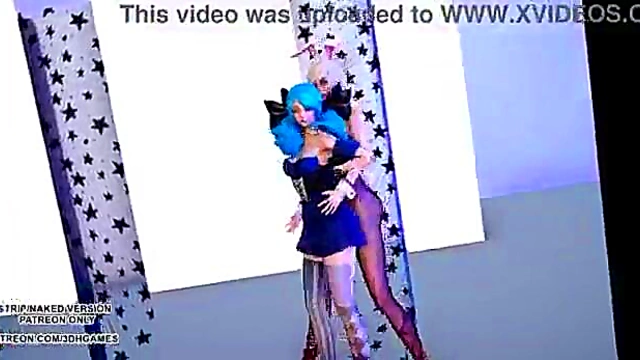Gwen Dominates Hyuna in Steamy League of Legends MMD Fantasy