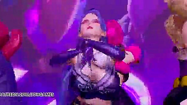 K/DA Girls 18+' Seductive Strip Tease – Ahri, Akali & Evelynn Heat Up 'How You Like That'