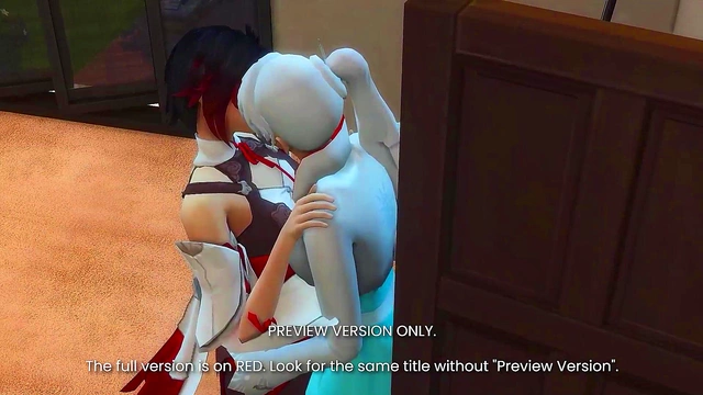 Dominates Blake in Steamy RWBY Lesbian Encounter – HD 3D Henti