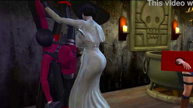 Jill, Claire & Ada’s Steamy Resident Evil Encounter Unfolds