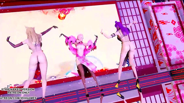 Tougen Renka’s Seductive MMD Dance – Ahri, Kai’Sa & Seraphine Heat Up LOL