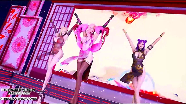 Tougen Renka’s Seductive MMD Dance – Ahri, Kai’Sa & Seraphine Heat Up LOL