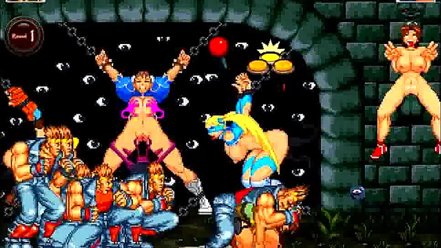 Lara Croft Dominates Hentai Mugen World in Wild gangbang Adventure