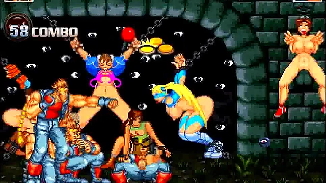 Lara Croft Dominates Hentai Mugen World in Wild gangbang Adventure