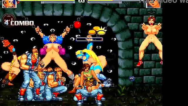 Lara Croft Dominates Hentai Mugen World in Wild gangbang Adventure