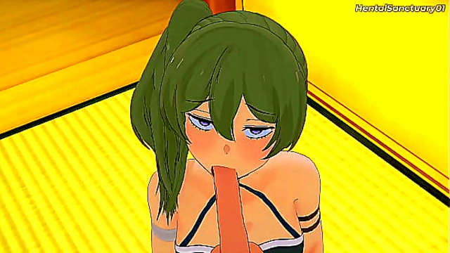 Frieren Enjoys Ubel’s Wild Ride & Takes His Load on Her Breasts – Hot Hentai