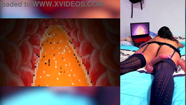 Stepbrother in Lingerie Floods My Throat With Cum – Wild Hentai Reaction