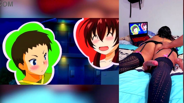 Stepbrother in Lingerie Floods My Throat With Cum – Wild Hentai Reaction