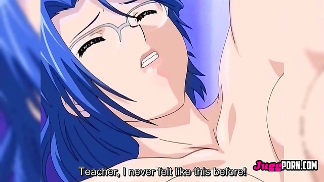 Blue-Haired Student Seduced by Teacher’s Forbidden Touch – Uncensored Hentai