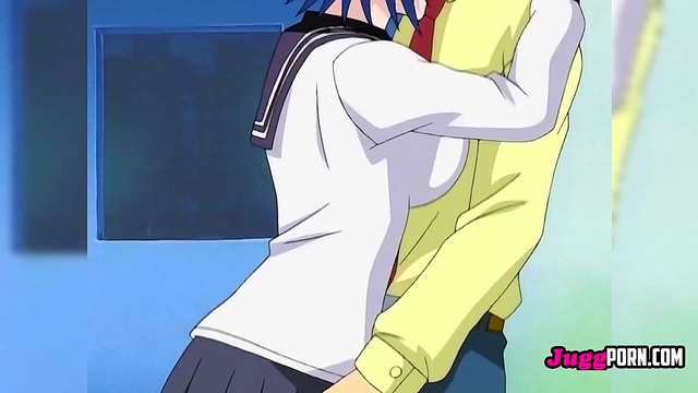 Blue-Haired Student Seduced by Teacher’s Forbidden Touch – Uncensored Hentai