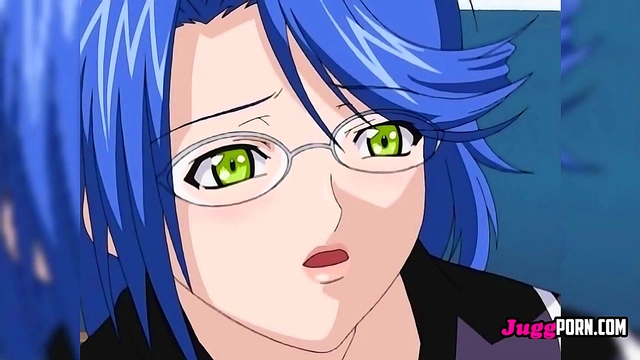 Blue-Haired Student Seduced by Teacher’s Forbidden Touch – Uncensored Hentai