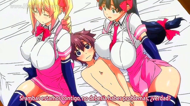 Intimate Hentai Threesome Adventure with My Lover by Your Side