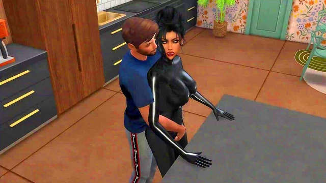 Busty Maid Tempts Husband in Steamy Kitchen Affair – Hentai Fantasy